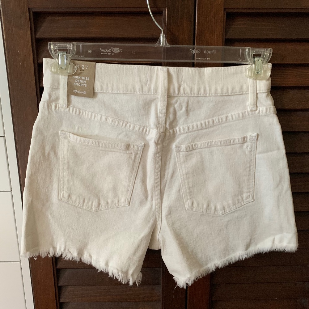 High Rise Jean Shorts - Picture 4 of 6